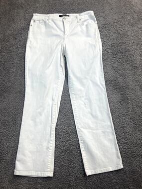 Bandolino Jeans Women's Size 10 White Mandie Style (0803)